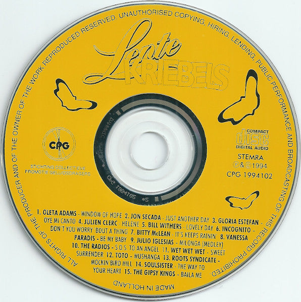 Various : Lentekriebels (CD, Comp, Promo)