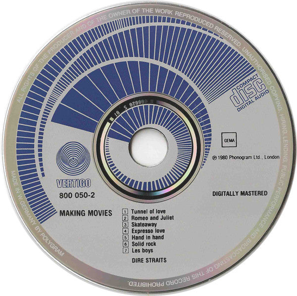 Dire Straits : Making Movies (CD, Album, RE, Blu)