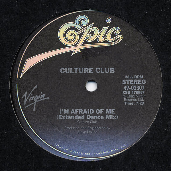 Culture Club : I'm Afraid Of Me (12")