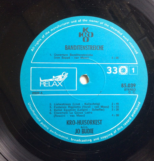 KRO Huisorkest o.l.v. Jo Budie : Banditenstreiche (LP, Album)