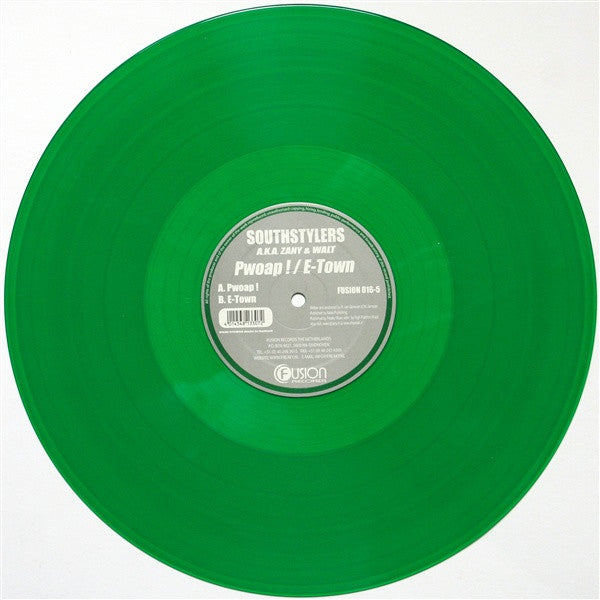 Southstylers A.K.A. DJ Zany & Walt : Pwoap ! / E-Town (12", Gre)