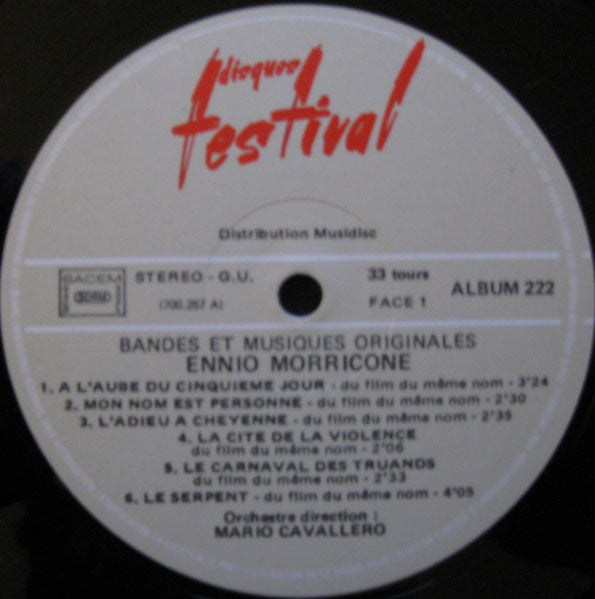 Ennio Morricone : Bandes Et Musiques Originales (2xLP, Comp, Gat)