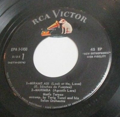 María Teresa (2) : Look At Me, Love (7", EP)