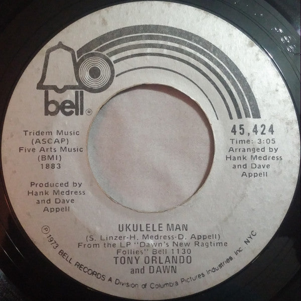 Tony Orlando And Dawn (5) : Who's In The Strawberry Patch With Sally (7", Single, Styrene, Ter)