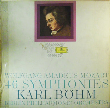 Wolfgang Amadeus Mozart – Karl Böhm, Berliner Philharmoniker : 46 Symphonies (15xLP, Comp + Box)