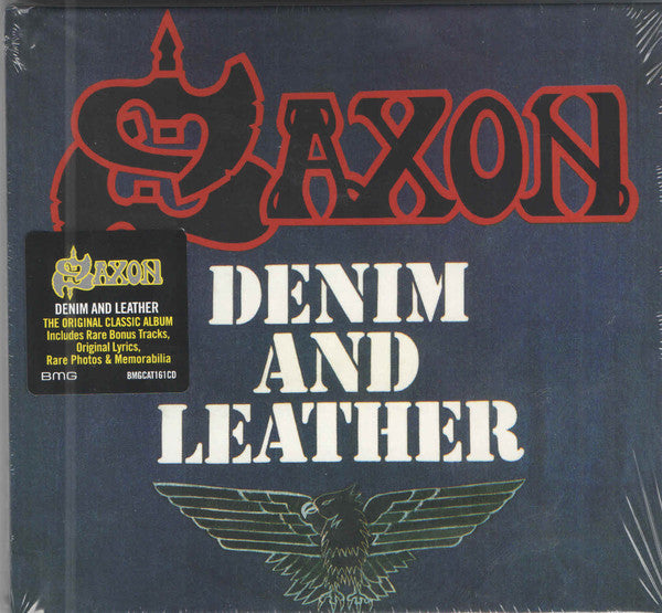 Saxon : Denim And Leather (CD, Album, RE, Med)