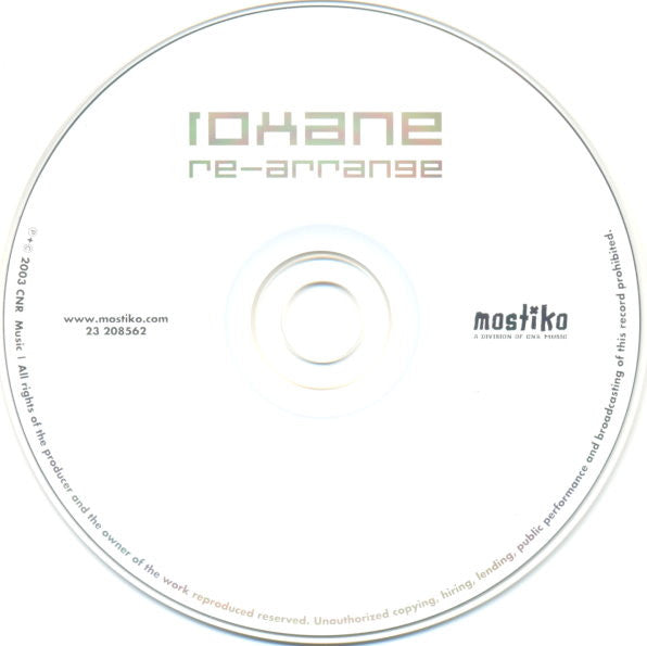 Roxane : Re-Arrange (CD, Single, Car)