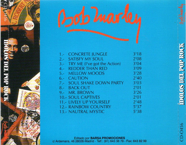 Bob Marley : Idolos Del Pop Rock (CD, Comp, Enh)