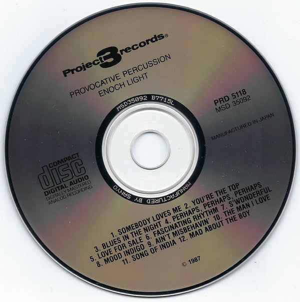 Enoch Light : Provocative Percussion (CD, Comp, RE)