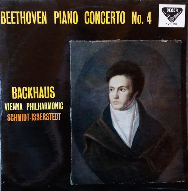 Ludwig van Beethoven, Wilhelm Backhaus, Wiener Philharmoniker, Hans Schmidt-Isserstedt : Piano Concerto No. 4 In G Major (LP, RP, ED4)