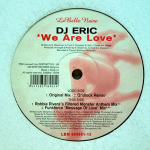 DJ Eric : We Are Love (12")