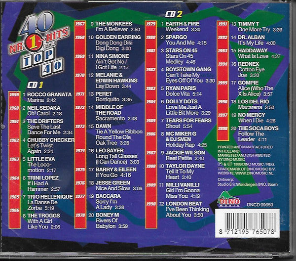 Various : 40 Nr. 1-Hits Uit De Top 40 (2xCD, Comp)