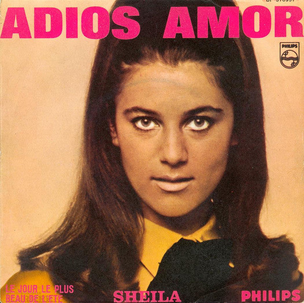 Sheila (5) : Adios Amor (7", Single, Mono)