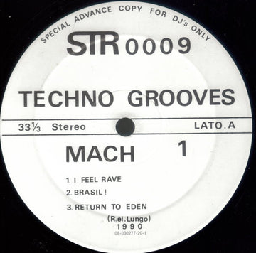 Techno Grooves : Mach 1 (12", Advance)