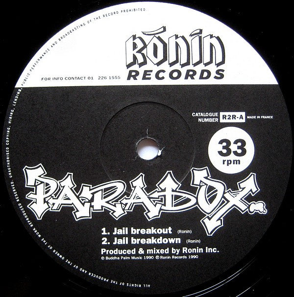 Paradox (2) : Jail Breakout (12", Single)