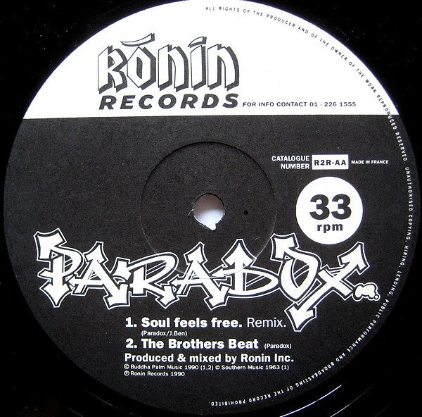 Paradox (2) : Jail Breakout (12", Single)