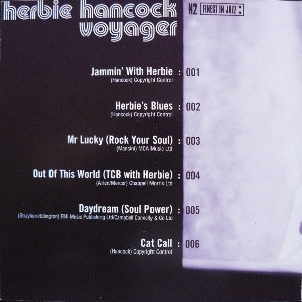 Herbie Hancock : Voyager (CD, Album, RE)