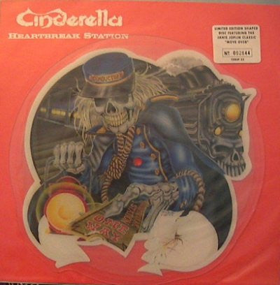 Cinderella (3) : Heartbreak Station (10", Shape, Ltd, Num, Pic)