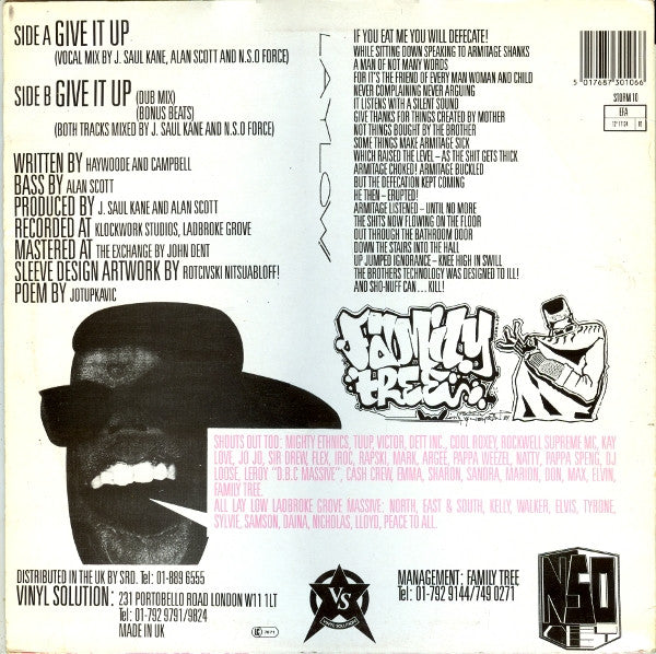 NSO Force : Give It Up (12")