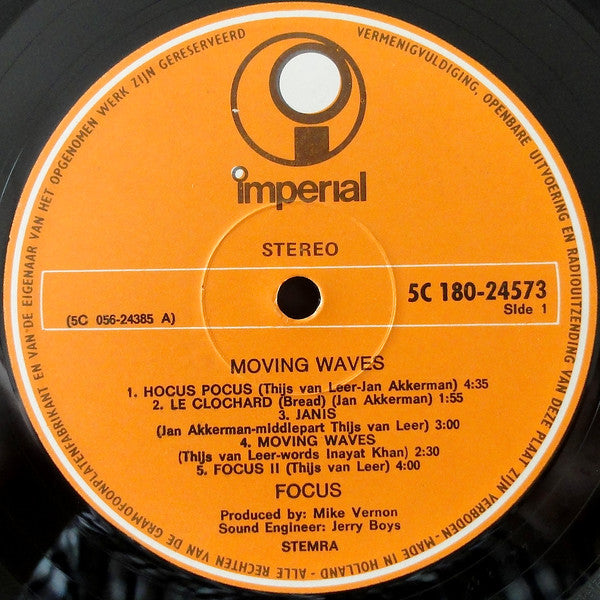 Focus (2) : Moving Waves (2xLP, Comp)