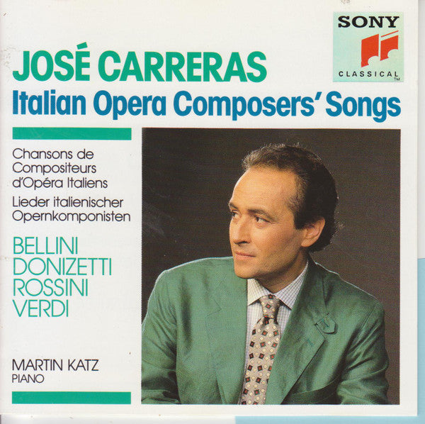 José Carreras : Italian Opera Composers' Songs (CD, Album)