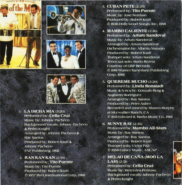 Various : The Mambo Kings (Selections From The Original Motion Picture Soundtrack) (CD, Comp)