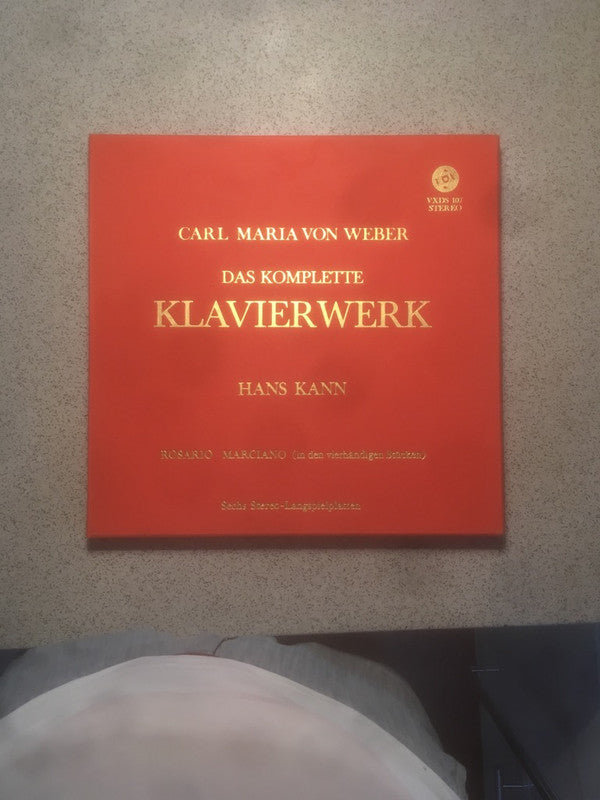 Carl Maria von Weber - Hans Kann : Das Komplette Klavierwerk (6xLP)