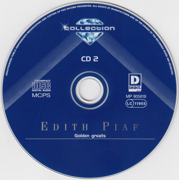 Edith Piaf : Golden Greats (3xCD, Comp)