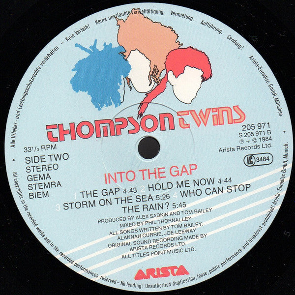 Thompson Twins : Into The Gap (LP, Album)