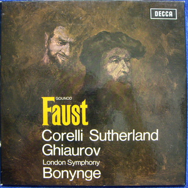 Charles Gounod - Franco Corelli, Joan Sutherland, Nicolai Ghiaurov, London Symphony Orchestra, Richard Bonynge : Faust  (4xLP + Box)