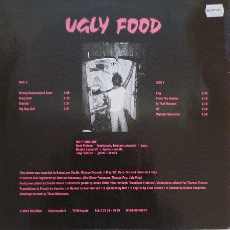 Ugly Food : Ugly Food (LP, Album)