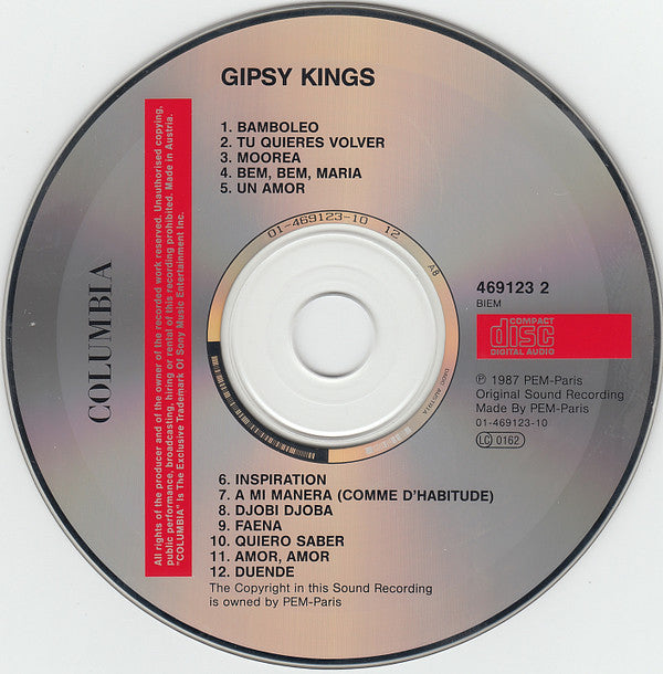 Gipsy Kings : Gipsy Kings (CD, Album, RE)
