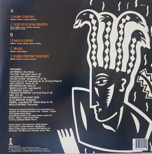 Jah Wobble - The Edge - Holger Czukay : Snake Charmer (LP, MiniAlbum, All)