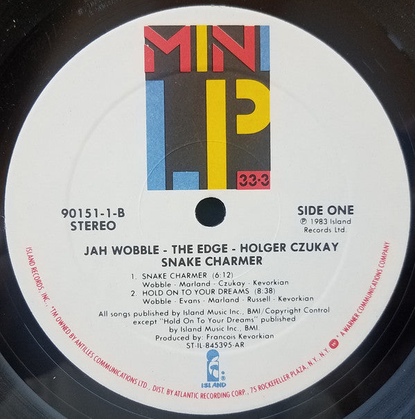 Jah Wobble - The Edge - Holger Czukay : Snake Charmer (LP, MiniAlbum, All)