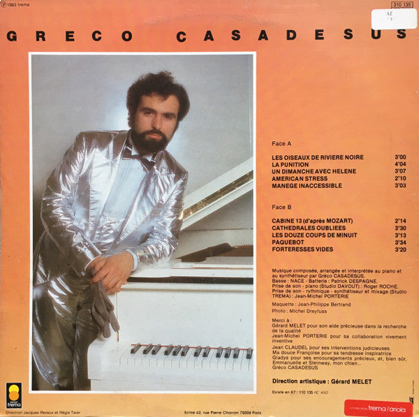 Greco Casadesus : Les Oiseaux De Rivière Noire (LP, Album)