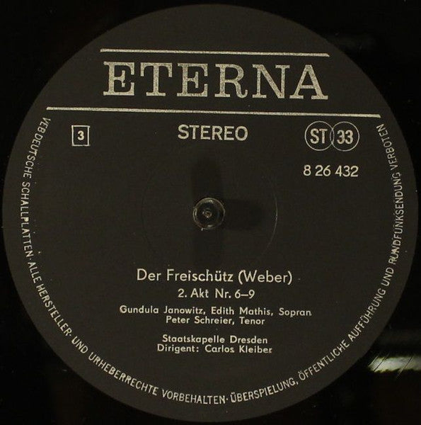 Carl Maria von Weber : Der Freischütz (3xLP + Box)