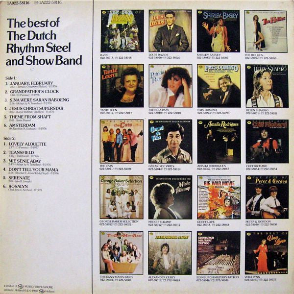 The Dutch Rhythm Steel & Showband : The Best Of The Dutch Rhythm Steel And Showband (LP, Comp)