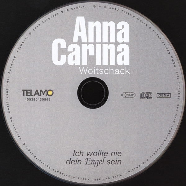 Anna-Carina Woitschack : Ich Wollte Nie Dein Engel Sein (CD, Album)