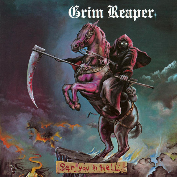 Grim Reaper (3) : See You In Hell (LP, Album, Ltd, Num, RE, Ora)