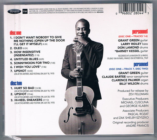 Grant Green : Funk In France (From Paris To Antibes 1969-1970) (2xCD, Album, Dig)