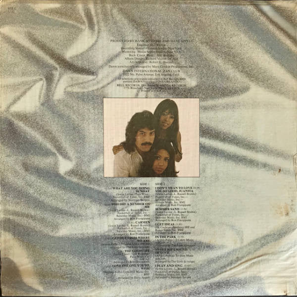 Tony Orlando & Dawn : Tony Orlando & Dawn II (LP, Album, Rei)