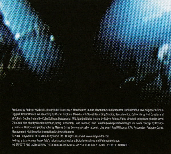 Rodrigo Y Gabriela : Live Manchester And Dublin (CD, Album, Enh, RE)