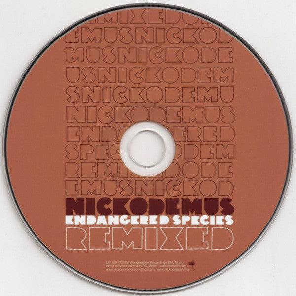 Nickodemus : Endangered Species Remixed (CD, Album)