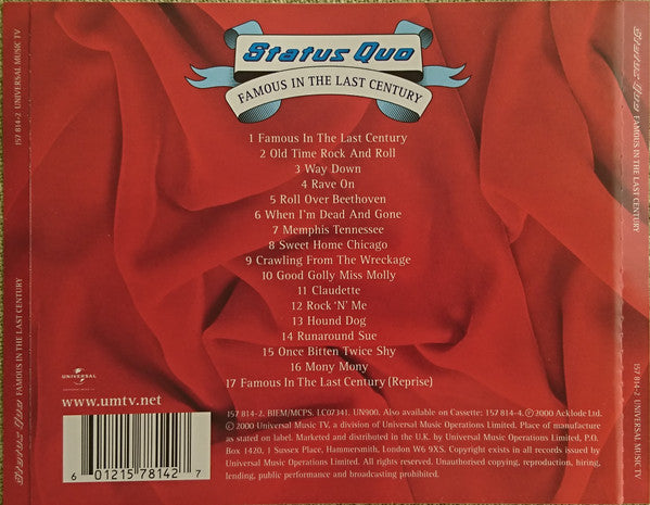 Status Quo : Famous In The Last Century (CD, Album)