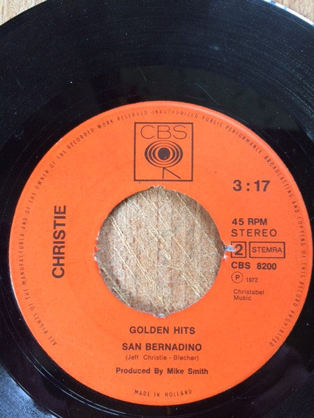 Christie : Yellow River / San Bernadino (7", Single)