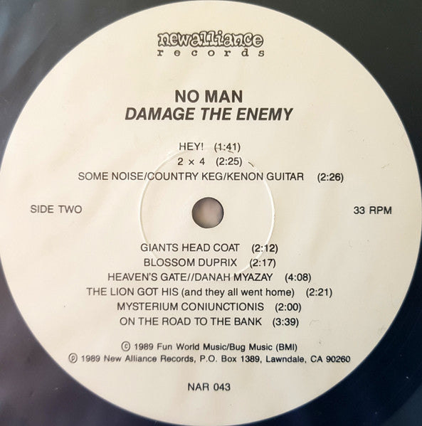 No Man / No Man's Band (4) : Damage The Enemy (LP, Album)