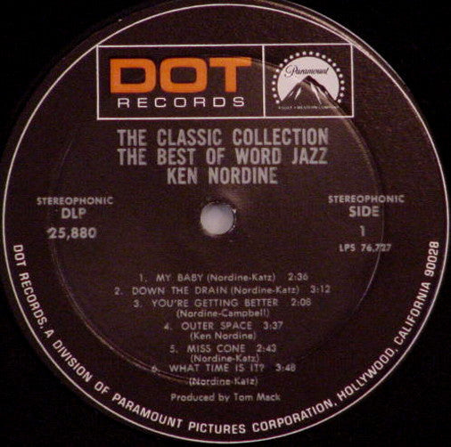 Ken Nordine : The Classic Collection, The Best Of Word Jazz / Vol. 3 (LP, Comp)