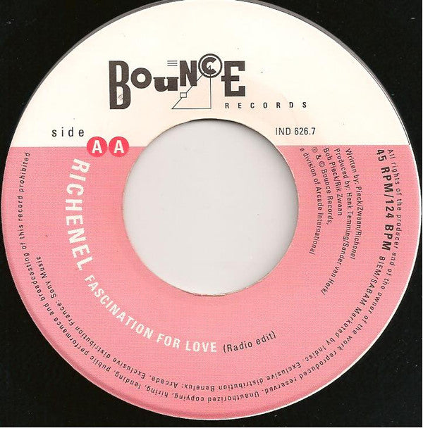 Richenel : Fascination For Love (7", Single)
