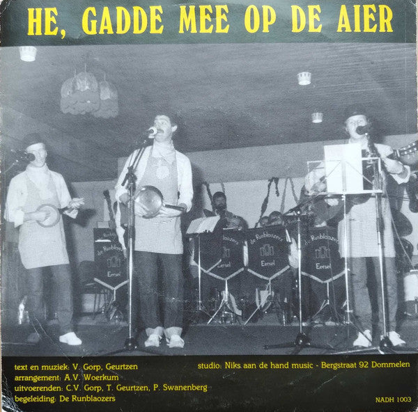 C.V. Gorp - T. Geurtzen - P. Swanenberg : Irsel sti op zunne kop (7", Single)