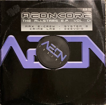 Various : Aeoncore - The Allstars E.P. Vol. 01 (12", EP)